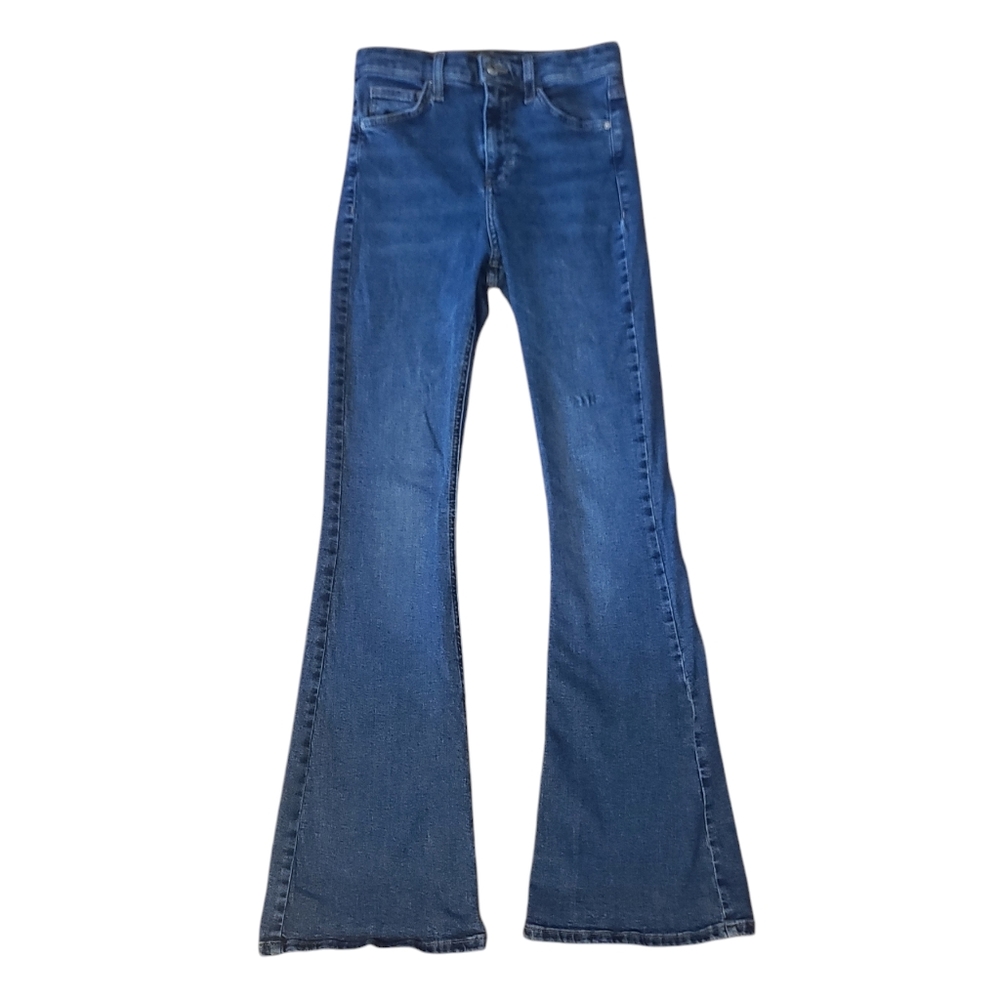Topshop Moto Jamie Flare Jeans Women's Size 28 x 32 High Rise